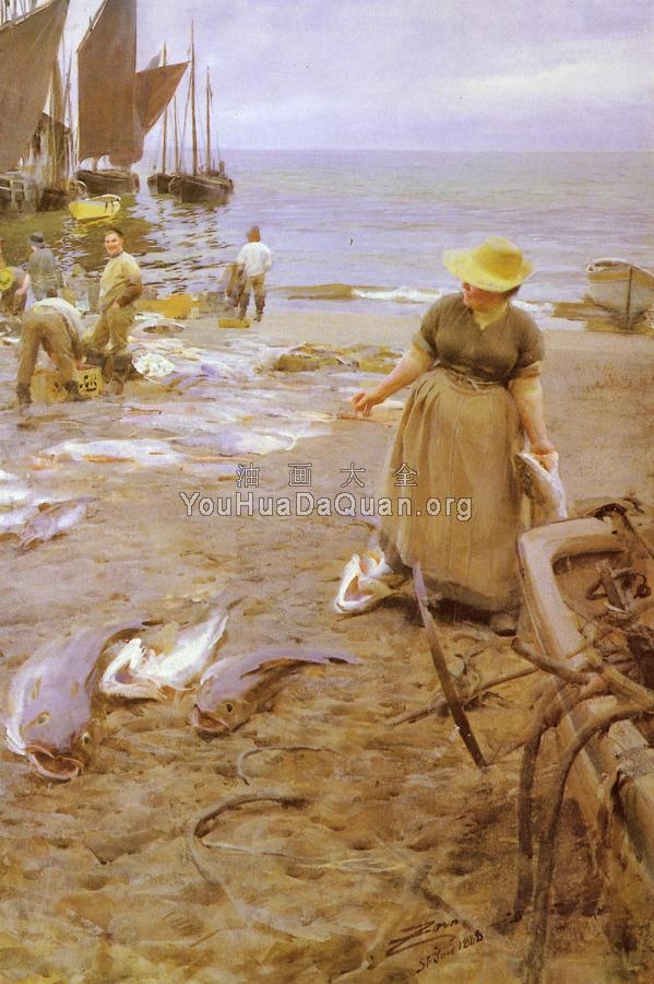Fiskmarknad I St Ives - 安德斯·左恩